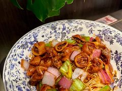 爆炒肥肠拌面-阿大排档(长春这有山店)