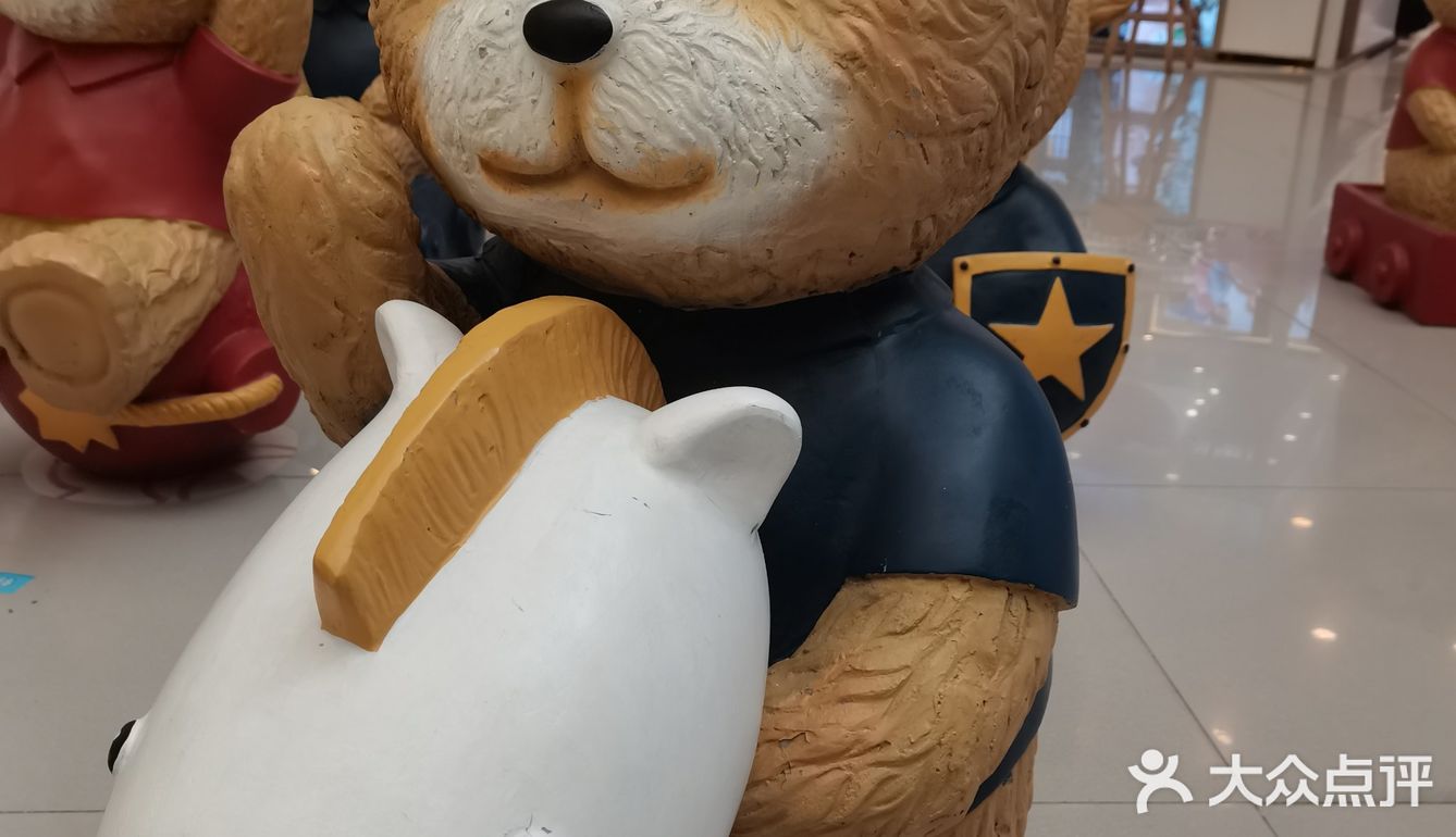 来奥园广场看泰迪熊了！