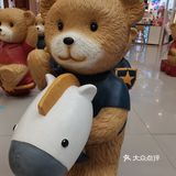 来奥园广场看泰迪熊了！