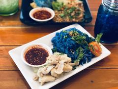 -蝶豆花蓝面条