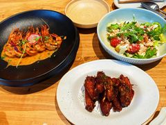 初榨橄榄油蒜香大虾配虾油辣酱-五感食喜(南城店)