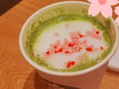 樱花草莓茶拿铁-星巴克(西藏路店)