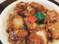 金蒜豆酱蒸排骨-悦湖公馆