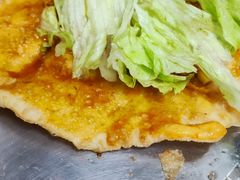 -小红车炸蛋葱油饼