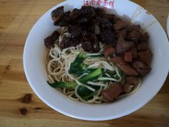 大肠小排干挑面-泰顺江南春面馆