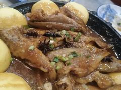 干锅小黄鱼贴饼-东兴寒舍老北京炸酱面(三里河路店)