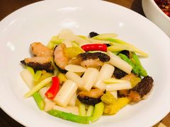 羊肚菌酿虾滑炒藕尖-榕意·川味之美(深业上城店)