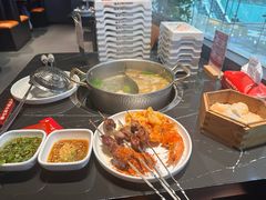 鸳鸯锅-魁牛·潮汕牛肉自助火锅(沈辽路万达店)