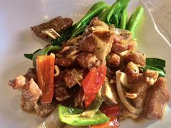 葱爆牛柳粒-香山家宴