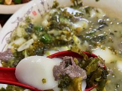 雪菜笋丝鲜牛肉年糕-何永光123鲜牛肉馆(1号店)