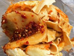 土豆片夹馍-老鼓楼麻辣烫夹馍