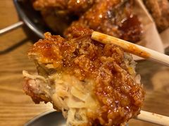 炸鸡翅一半一半-富乐满韩国正宗炸鸡韩国料理(虹泉路店)