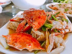 姜葱炒花蟹-明记海鲜大排档(巽寮湾店)
