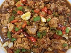 生炒土鸡-溪涧堂农家土菜(神仙居店)