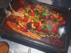 泡椒味凌波鱼-探鱼·鲜青椒爽麻烤鱼(中天广场店)