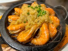 石盆蒜蓉虾-小河村•南京鱼鲜乡土家常菜(油坊桥店)