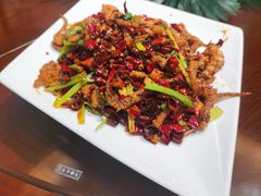 干煸鱿鱼须-裕德隆清真饭庄·天津特色菜(河东店)