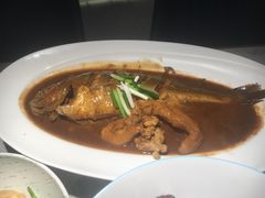 家熬渤海大黄鱼-悦海·家宴·冰花皮皮虾大锅贴(宝龙店)