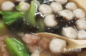 Pork Slices with Fish Balls