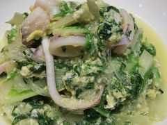 笔管鱼炒小白菜-必点海鲜·鲅鱼水饺(鞍山西道店)