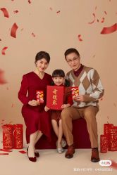-时光纪亲子全家福照相馆(静安店母女写真父母纪念照)