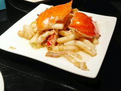年糕炒梭子蟹-粗茶淡饭(渔港路店)