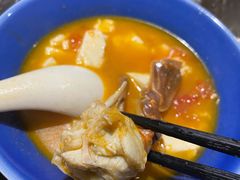 梭子蟹番茄豆腐煲-菲乐餐厅(三十年经营·湖滨路店)