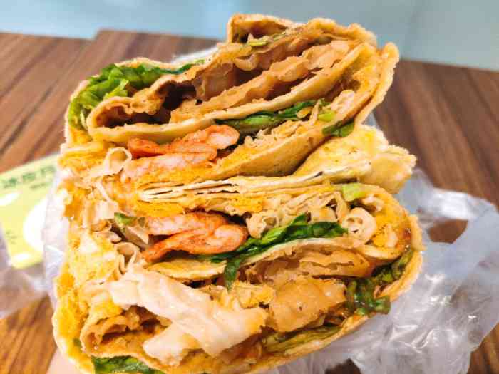 山东杂粮煎饼(云创小镇店)-"味道挺不错的 加了里脊肉跟生菜97.