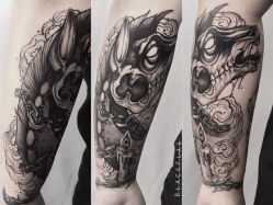 blackwork-黑旗纹身
