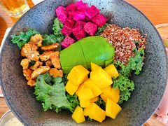 介子酱大地羽衣甘蓝藜麦沙拉-普兰达德国餐厅·德式脆皮烤猪肘·自酿啤酒(观唐店)