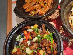 啫啫紫苏牛蛙-恭喜上堓砂锅焗·海鲜大排档(闵行龙湖店)