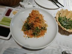 巧拌豆苗-四季民福烤鸭店(王府井灯市口店)