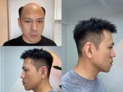 -型男帮男士假发补发·佩戴式发型
