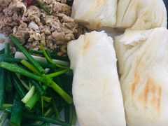 虾酱卷子-渔民船说·北塘海鲜·天津菜·海肠捞饭(北塘古镇店)