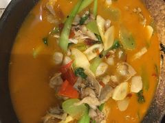 爆炒美蛙汤面-十面欢腾·海鲜面·台式Bistro(长乐路店)