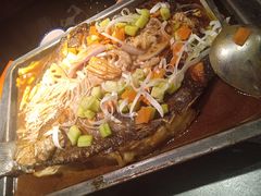 鲜青椒烤鱼-探鱼·鲜青椒爽麻烤鱼(北京路天河城店)