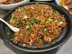 青菜腊肉烘泰米-芙蓉凰花园酒楼