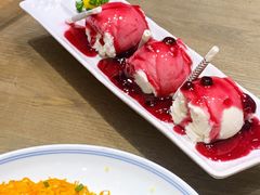 蓝莓山药泥-食欲老院子荆芥疙瘩汤(经五路店)