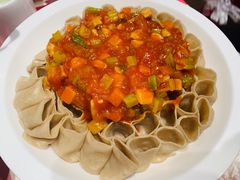 西红柿浇汁莜面-西贝(宝乐汇店)