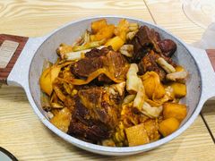 内蒙焖面-内蒙焖面大盆骨餐馆(山大路店)