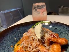 鲜茄茸大虾配马斯卡朋意大利面-BE BRIGHT KITCHEN(正佳广场店)