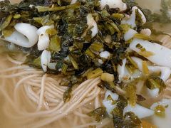 青咸菜目鱼汤面-老地方面馆(思南路店)