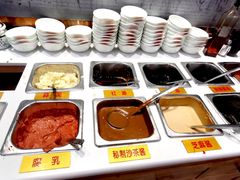 自助调料区-鲜锦记潮汕牛肉火锅(月坛店)