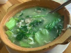 咸蛋黄芥菜煲-紫金食坊(江南西路店)
