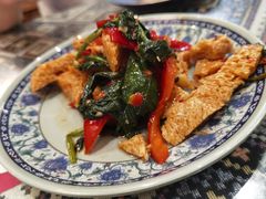 菠菜面筋-新疆伊宁远征餐厅