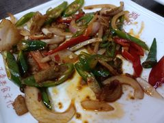 五花肉炒辣椒-海坛特色小吃·只做平潭特色菜(平潭店)