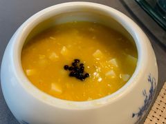 蟹粉羹鸡头米-鱼桥巷·美学川菜