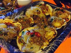 烤扇贝-小两口锦州烧烤·脆皮油边(依云北郡店)