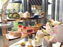 娇兰联名款下午茶-JW酒廊 JW Lounge(上海鲁能JW万豪侯爵酒店)