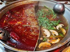 菌汤和牛鸳鸯锅-江北北火锅馆·公路夜市(魏公村店)